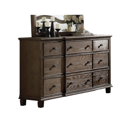 Baudouin Weathered Oak Dresser - Levi's Discount Furniture (Vineland, NJ)