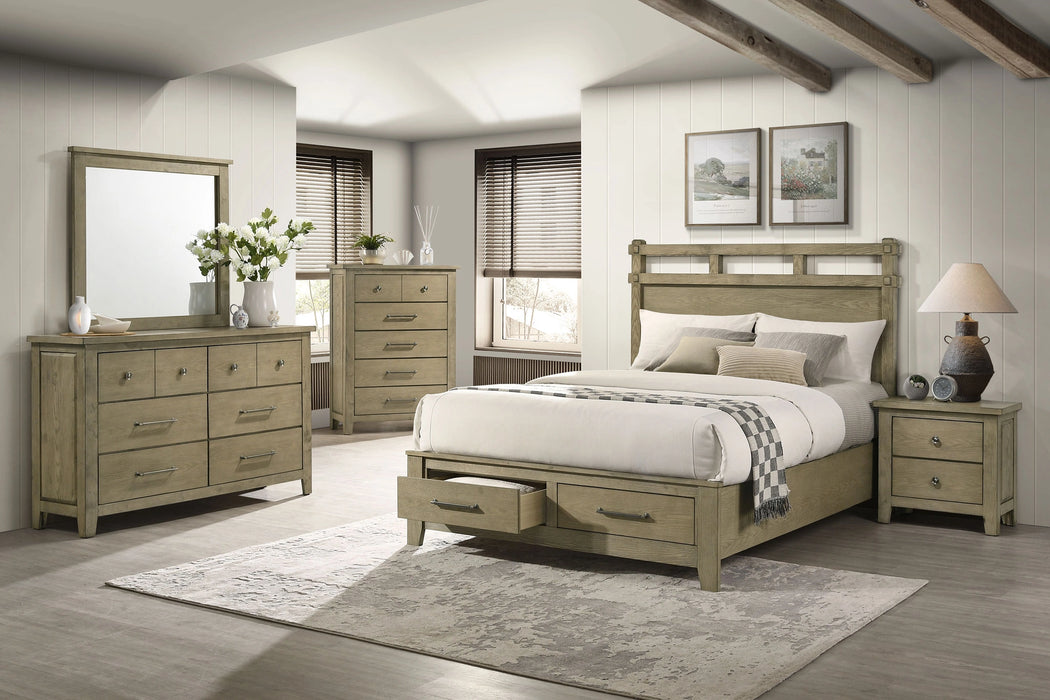 Hazlewood Panel Platform Storage Bed - Levi's Discount Furniture (Vineland, NJ)
