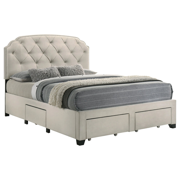 Marianna Panel Platform Storage Bed - Levi's Discount Furniture (Vineland, NJ)