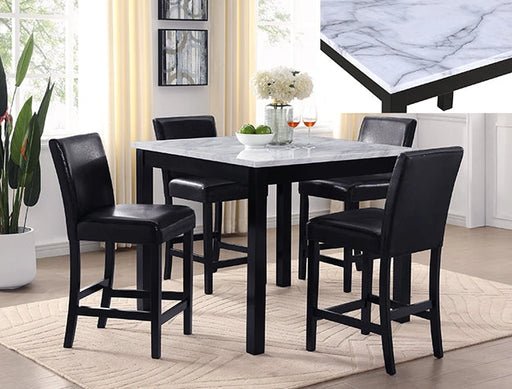 Lennon 5-Piece Counter Height Table Set - Levi's Discount Furniture (Vineland, NJ)