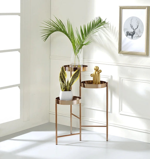 Namid Gold Plant Stand - Levi's Discount Furniture (Vineland, NJ)