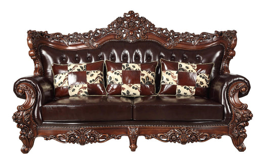 Acme Furniture Forsythia Sofa in Espresso 53070 - Levi's Discount Furniture (Vineland, NJ)