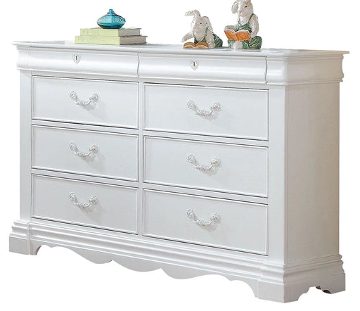 ACME Estrella Youth Dresser in White 30245 - Levi's Discount Furniture (Vineland, NJ)