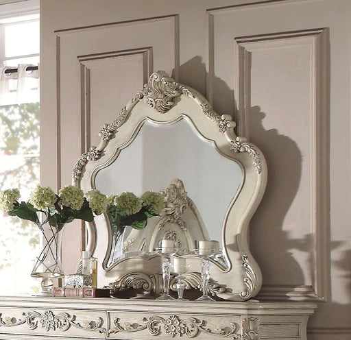 Acme Ragenardus Mirror in Antique White 27014 - Levi's Discount Furniture (Vineland, NJ)