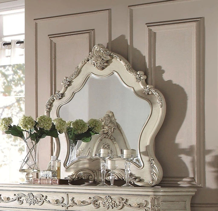 Acme Ragenardus Mirror in Antique White 27014 - Levi's Discount Furniture (Vineland, NJ)