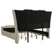 Lorient Wingback Bed with LED Lighting - Levi's Discount Furniture (Vineland, NJ)
