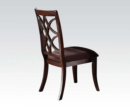 Acme Keenan Dining Side Chairs (Set of 2) in Dark Walnut 60257 - Levi's Discount Furniture (Vineland, NJ)