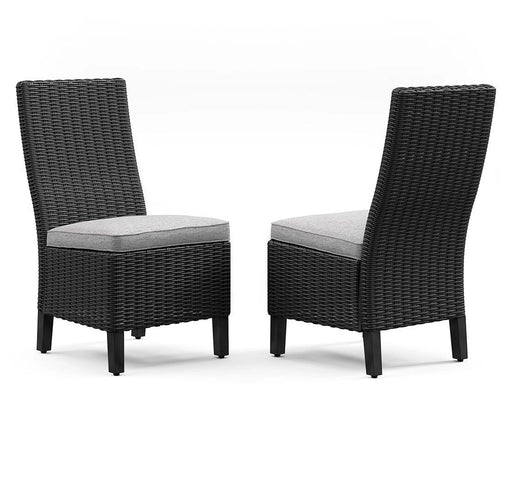 Beachcroft Outdoor Side Chair with Cushion (Set of 2) - Levi's Discount Furniture (Vineland, NJ)