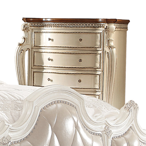 Picardy Antique Pearl & Cherry Oak Chest - Levi's Discount Furniture (Vineland, NJ)