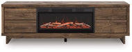 Zadilyn 72" TV Stand with Electric Fireplace - Levi's Discount Furniture (Vineland, NJ)