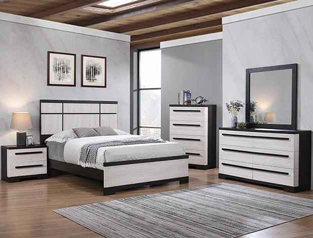 Remington Dresser Chalk/Ebony - Levi's Discount Furniture (Vineland, NJ)