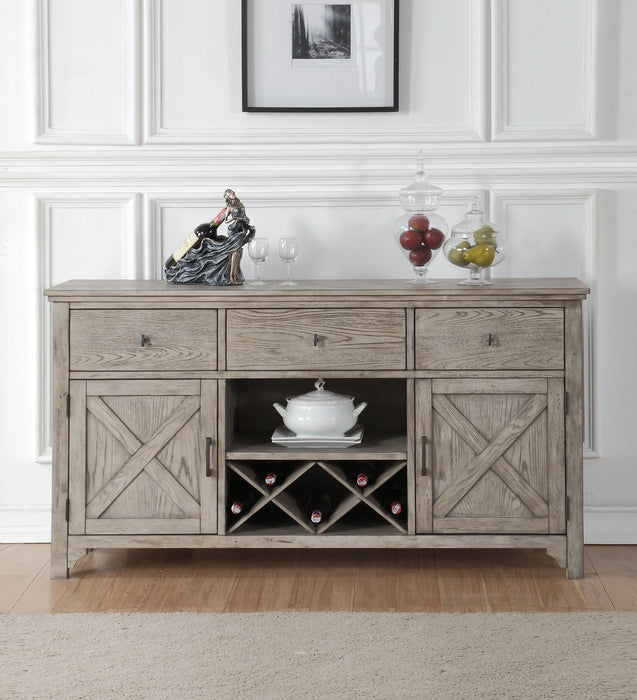 Rocky Gray Oak Server - Levi's Discount Furniture (Vineland, NJ)