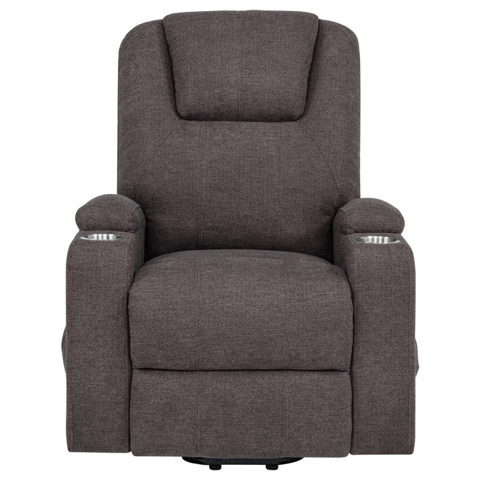 Louie Power Lift Massage Recliner - Levi's Discount Furniture (Vineland, NJ)