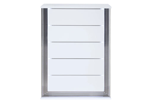 Ylime Smooth White Chest with LED