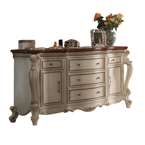 Picardy Antique Pearl & Cherry Oak Dresser - Levi's Discount Furniture (Vineland, NJ)