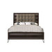 Acme Furniture Tablita Upholstered King Bed in Dark Merlot 27457EK - Levi's Discount Furniture (Vineland, NJ)