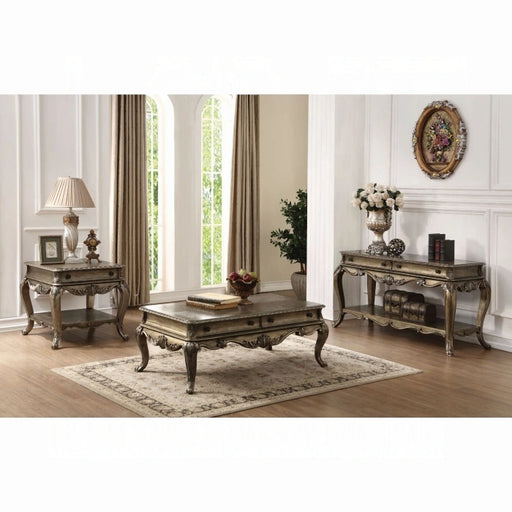 Ragenardus Vintage Oak Coffee Table - Levi's Discount Furniture (Vineland, NJ)