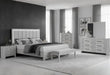 Elsie Grey Bed with LED