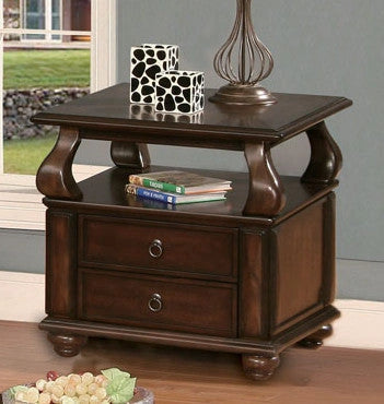 Acme Amado End Table in Espresso 80012 - Levi's Discount Furniture (Vineland, NJ)