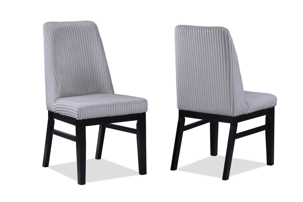 Hadley Side Chair Light Grey - Levi's Discount Furniture (Vineland, NJ)