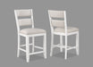 Wendy White Counter Height Chair - Levi's Discount Furniture (Vineland, NJ)
