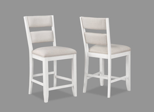 Wendy White Counter Height Chair - Levi's Discount Furniture (Vineland, NJ)