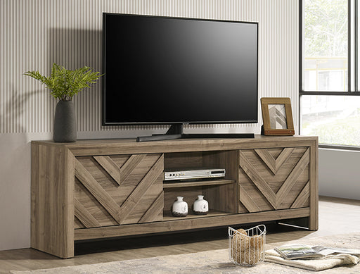 Valor Tv Stnnd-Light Brown - Levi's Discount Furniture (Vineland, NJ)