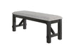 Maribelle Bench Wheat Charcoal - Levi's Discount Furniture (Vineland, NJ)