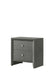 Denker Nightstand Gun Metal - Levi's Discount Furniture (Vineland, NJ)