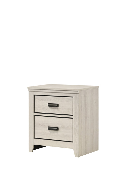 Carter Nightstand White - Levi's Discount Furniture (Vineland, NJ)