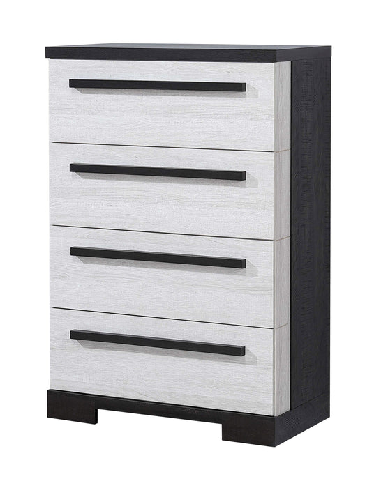 Remington Chest Chalk/Ebony - Levi's Discount Furniture (Vineland, NJ)