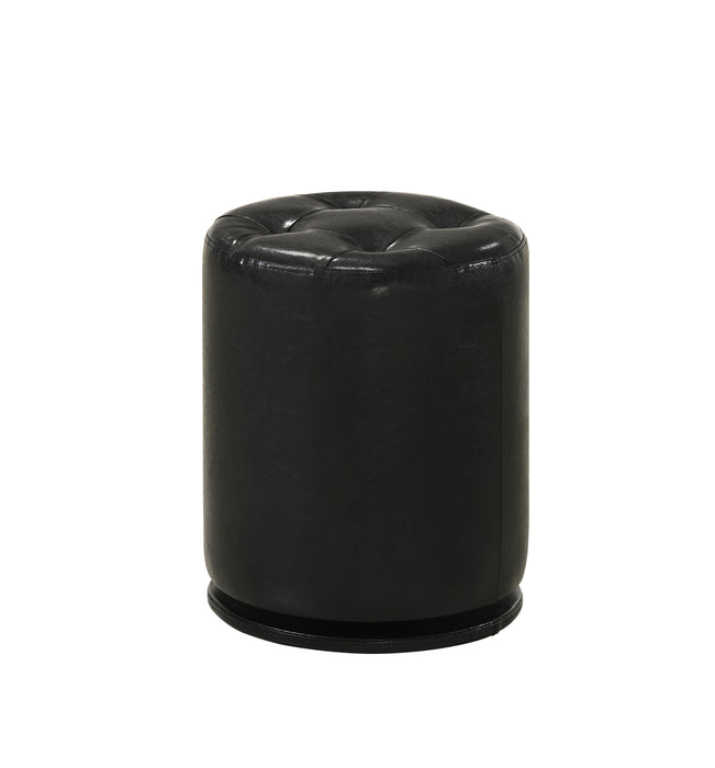 Morgan Round Swivel Stool Black - Levi's Discount Furniture (Vineland, NJ)