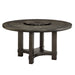 Jeffries Round Table W/Lazy Susan - Levi's Discount Furniture (Vineland, NJ)