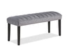 Pascal Light Gray Bench - Levi's Discount Furniture (Vineland, NJ)