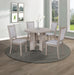 Amara 5-Piece Round Dining Set Drift Wood - Levi's Discount Furniture (Vineland, NJ)