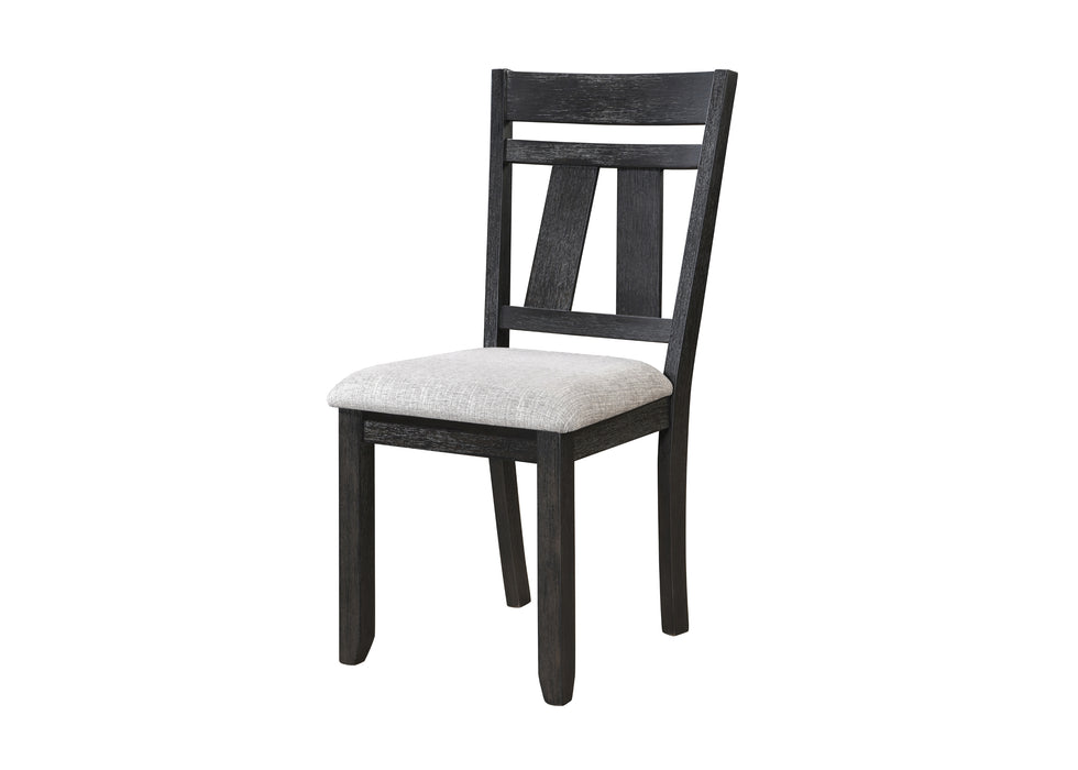 Maribelle Side Chair Wheat Charcoal - Levi's Discount Furniture (Vineland, NJ)