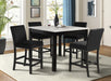 Lennon 5-Piece Counter Height Set - Levi's Discount Furniture (Vineland, NJ)