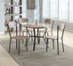 Blake 5-Piece Round Dining Set Greywash - Levi's Discount Furniture (Vineland, NJ)