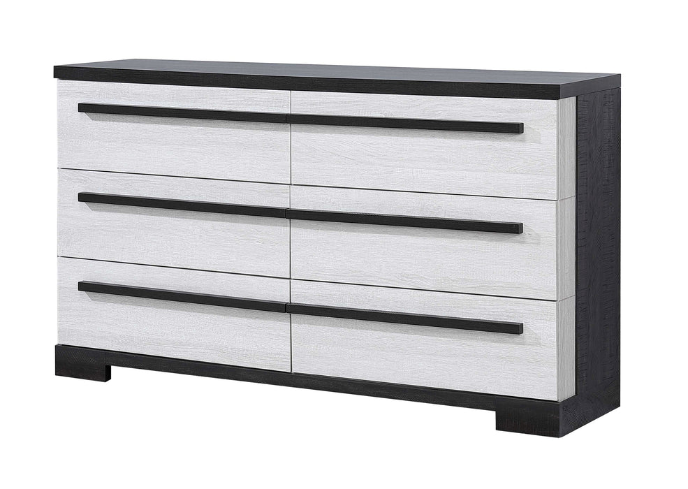 Remington Dresser Chalk/Ebony - Levi's Discount Furniture (Vineland, NJ)