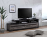 Remington Tv Stand Gray/Ebony - Levi's Discount Furniture (Vineland, NJ)