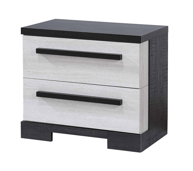 Remington Nightstand Chalk/Ebony - Levi's Discount Furniture (Vineland, NJ)