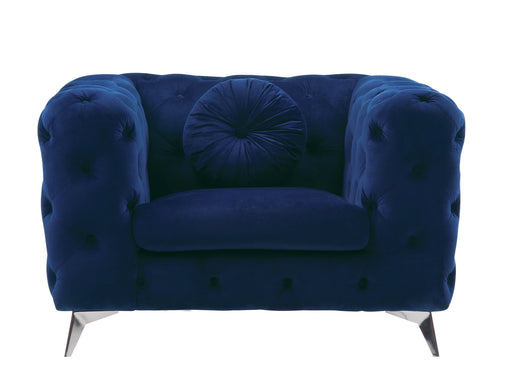 Atronia Blue Fabric Chair - Levi's Discount Furniture (Vineland, NJ)