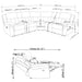 Bahrain Modular Power Reclining Sectional Sofa - Levi's Discount Furniture (Vineland, NJ)