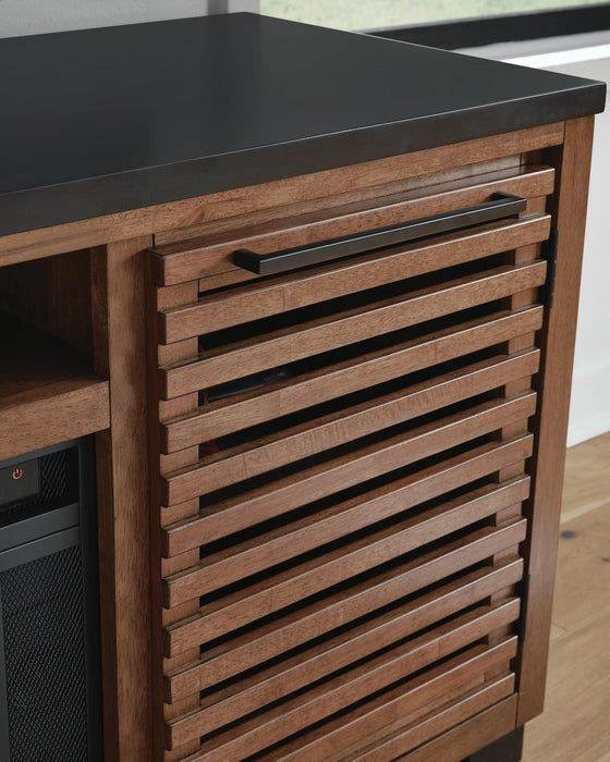 Kallari 84" TV Stand with Electric Fireplace - Levi's Discount Furniture (Vineland, NJ)