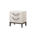 Crown Mark Furniture Veda 2 Drawer Nightstand in Beige image