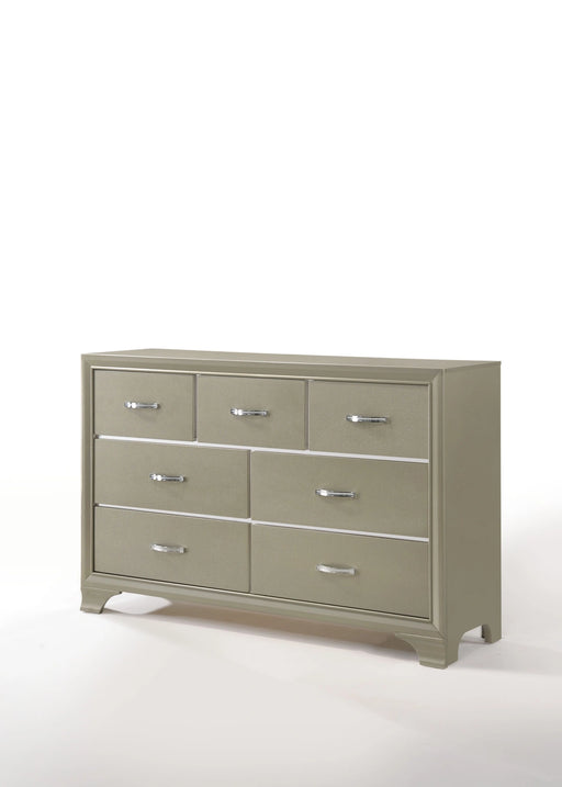 Carine Champagne Dresser - Levi's Discount Furniture (Vineland, NJ)