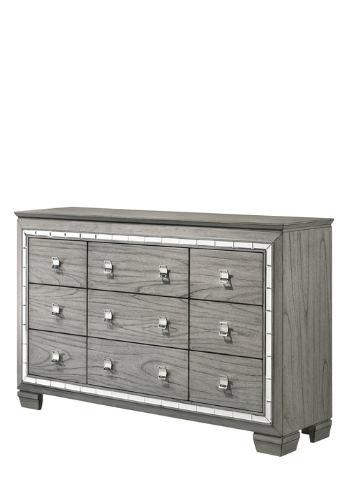 Antares Light Gray Oak Dresser - Levi's Discount Furniture (Vineland, NJ)
