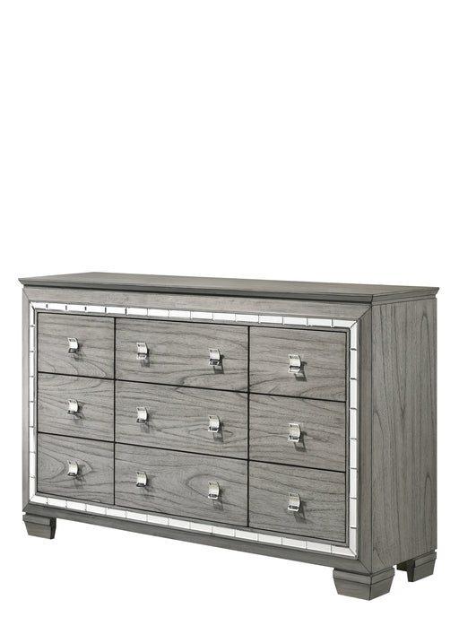 Antares Light Gray Oak Dresser - Levi's Discount Furniture (Vineland, NJ)
