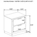 Caraway Nightstand - Levi's Discount Furniture (Vineland, NJ)