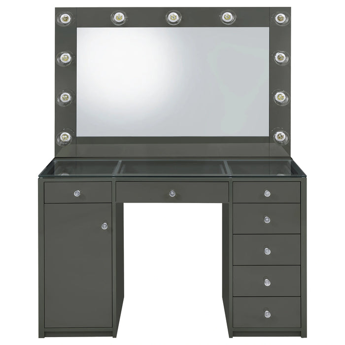 Acena Makeup Vanity Table with LED Mirror - Levi's Discount Furniture (Vineland, NJ)
